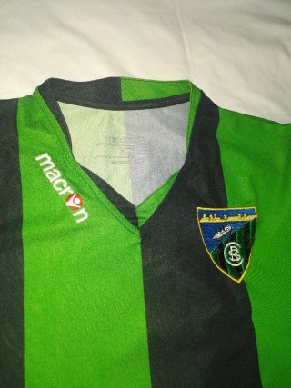 Camiseta River Sestao Macron Verde/Negra