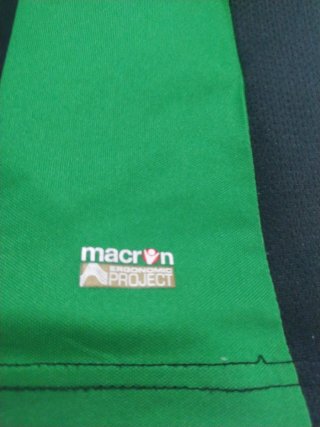 Camiseta River Sestao Macron Verde/Negra
