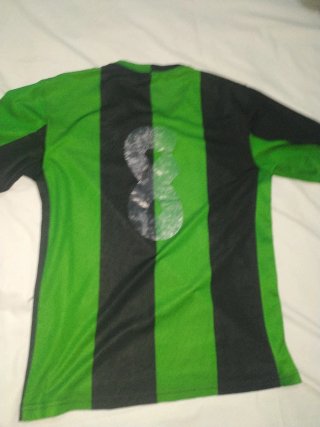 Camiseta River Sestao Macron Verde/Negra