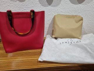 Bolso Lamarthe Piel Rojo Cálido