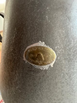 Olla a presión hierro y jarra trasiego