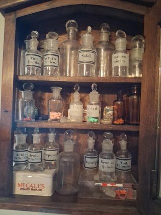 Mueble Botiquín Farmacia Antiguo Madera