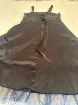 Vestido Negro Fiesta Elegante Talla M