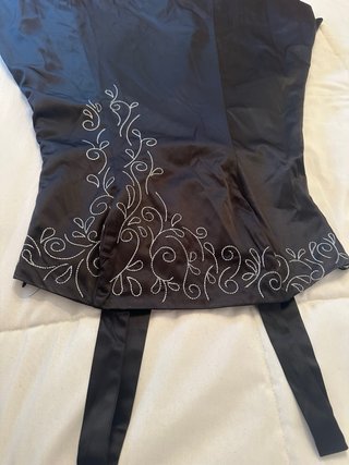 Vestido Negro Fiesta Elegante Talla M