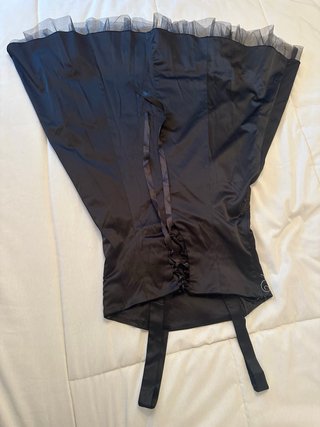 Vestido Negro Fiesta Elegante Talla M