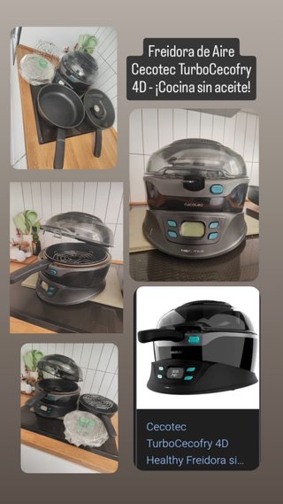 Freidora Cecotec TurboCecofry 4D