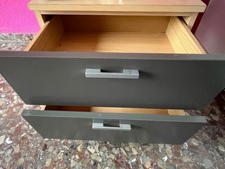 Mueble modular cajonera y estanterías