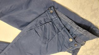 Pantalone uomo cotone blu.  Made in Italy