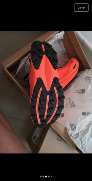 Zapatillas The North Face Naranja y Azul