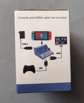 Mini dock con design retrò per Switch - Nuovo