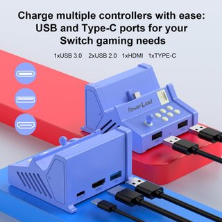 Mini dock con design retrò per Switch - Nuovo