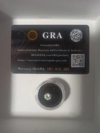 Diamante Moissanita GRA Certificado Autenticidad