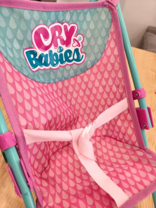 Cochecito Bebé Llorones rosa y azul
