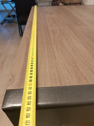 Mesa de comedor madera y metal