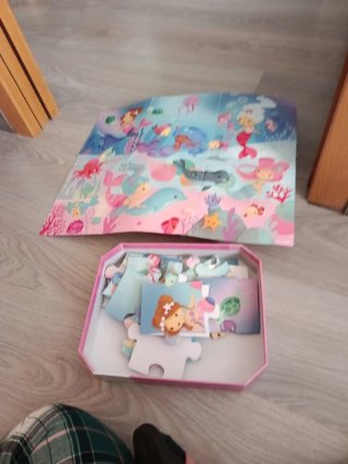 Puzzle Janod Sirenas +3 años 24 piezas