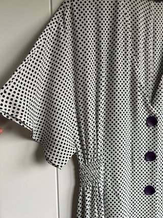 Vestido largo lunares Zara Talla M