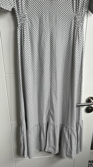 Vestido largo lunares Zara Talla M