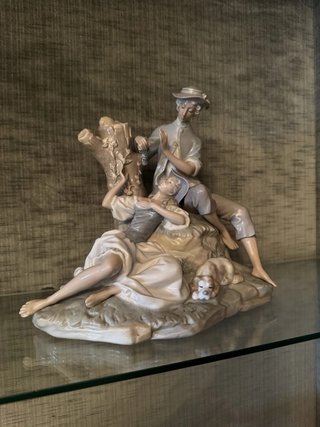 Figura edición limitada Lladró (con perro)