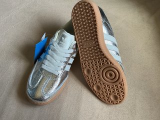 Adidas Samba OG Plateadas Talla 38