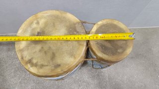 2 Tambores Africanos Decorativos