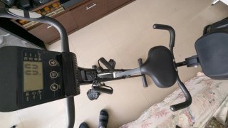 Bicicleta Estática INTEY Plegable 16 Niveles LCD