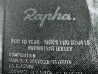 Maillot Rapha RCC Midweight Talla M