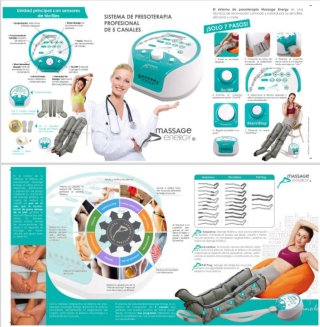 Presoterapia Massage Energy 5 canales