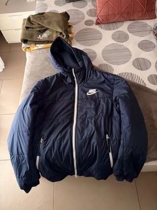 Chaqueta Nike Invierno Azul y Blanca