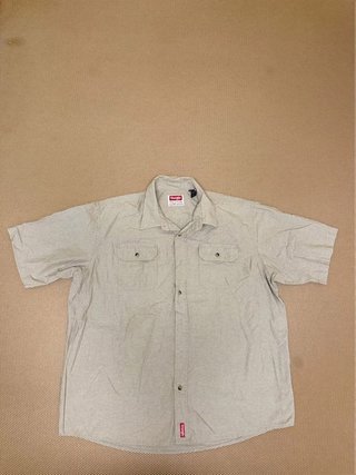 Camisa de manga corta beige casual Wrangler