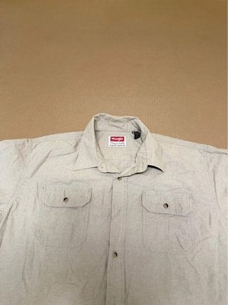 Camisa de manga corta beige casual Wrangler