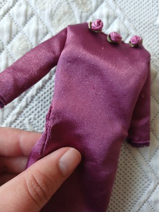 Vestido Barbie Flores Rosas Metro Fashion