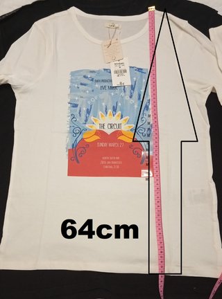 Camiseta El Corte Inglés Talla M Live Music