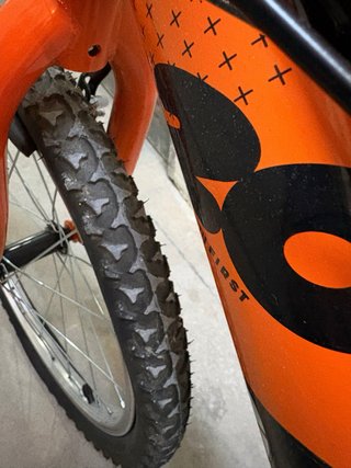 Bicicleta DENBIKE 20” Naranja/Negra.
