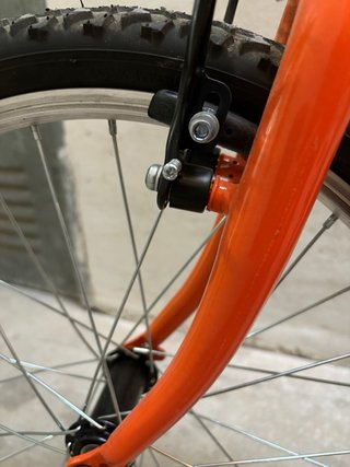 Bicicleta DENBIKE 20” Naranja/Negra.