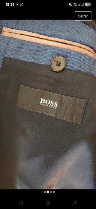 Traje Hugo Boss Azul