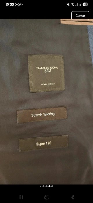 Traje Hugo Boss Azul