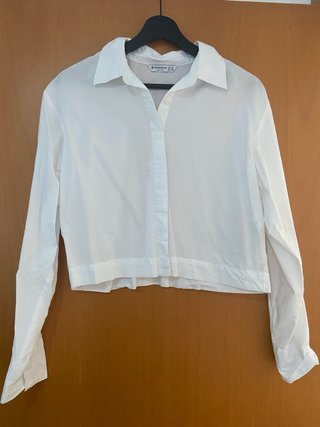 Camisa blanca manga larga