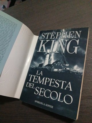 Libro Stephen King La Tempesta del Secolo