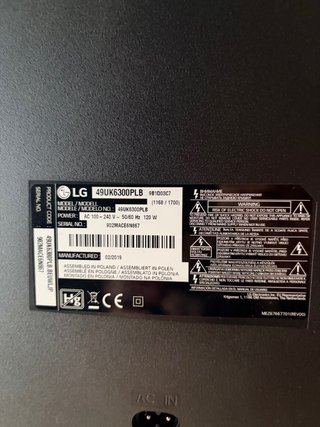 Televisor LG 49 pulgadas 49UK36