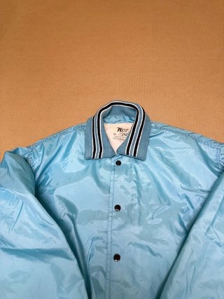 Chaqueta West Wind azul celeste satén vintage...