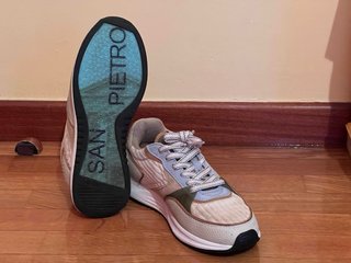 Zapatillas Hoffman Beige y Azul