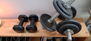 Gimnasio multifunción Domyos+ mancuernas