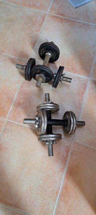 Gimnasio multifunción Domyos+ mancuernas