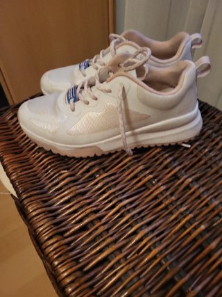 Zapatillas Skechers Blancas y Rosas