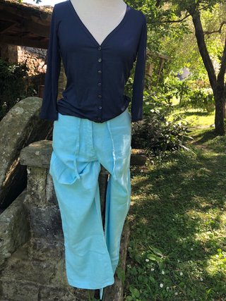 Set Pantalone Lino e Maglia