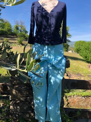 Set Pantalone Lino e Maglia