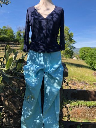 Set Pantalone Lino e Maglia
