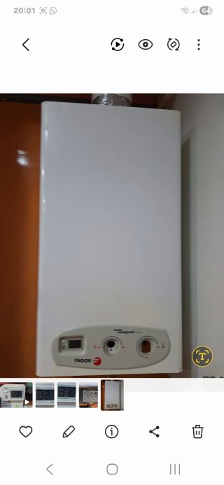 Termo a gas ciudad Fagor