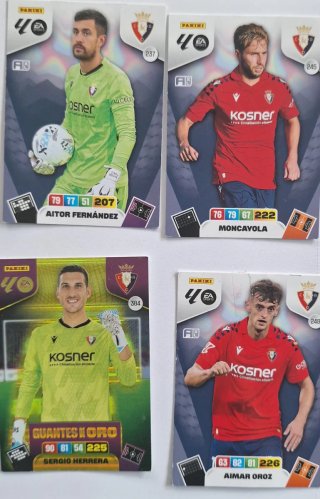 Cromos Panini Adrenalyn XL Osasuna
