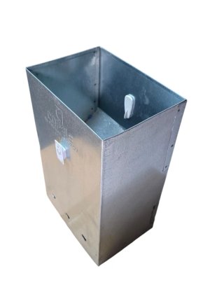 Comedero conejos 2 huecos metal